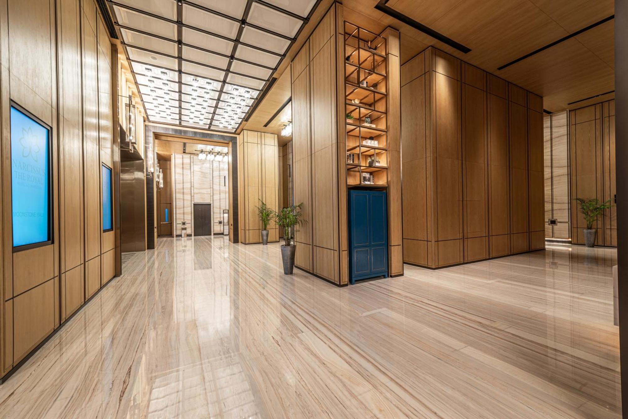 Narcissus The Royal Hotel Riyad Dış mekan fotoğraf 3D rendering of a hotel lobby